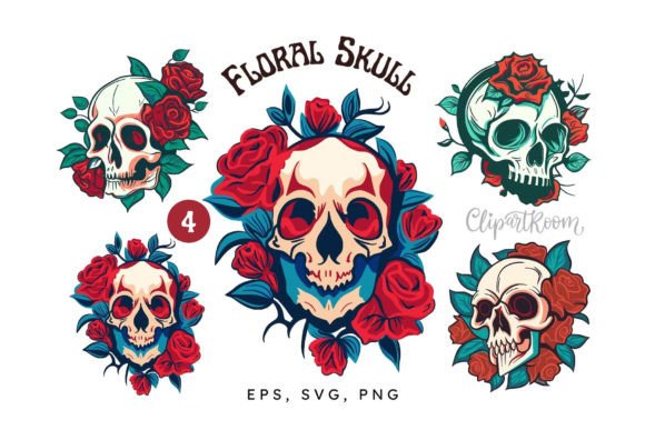 Skull and Roses: Gothic Graphics for Local Branding