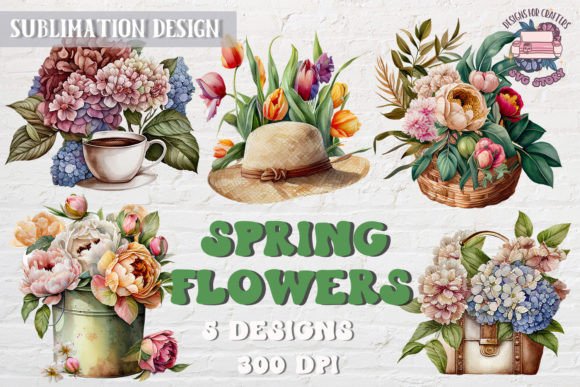 Spring Flowers Bundle: Graphics for Editorial Excellence