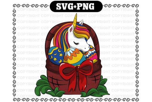 Unicorn with Flowers Svg and Png Review